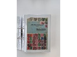 1920/23, umfangreiche Sammlung mit über 4600 Briefen, Karten und Ganzsachen. Dabei interessante Frankaturen, Blockeinheiten, 