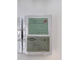 1920/23, umfangreiche Sammlung mit über 4600 Briefen, Karten und Ganzsachen. Dabei interessante Frankaturen, Blockeinheiten, 