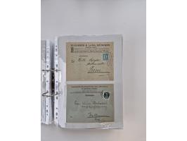 1920/23, umfangreiche Sammlung mit über 4600 Briefen, Karten und Ganzsachen. Dabei interessante Frankaturen, Blockeinheiten, 