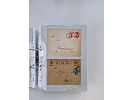 1920/23, umfangreiche Sammlung mit über 4600 Briefen, Karten und Ganzsachen. Dabei interessante Frankaturen, Blockeinheiten, 