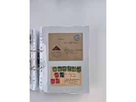 1920/23, umfangreiche Sammlung mit über 4600 Briefen, Karten und Ganzsachen. Dabei interessante Frankaturen, Blockeinheiten, 