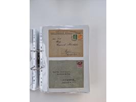 1920/23, umfangreiche Sammlung mit über 4600 Briefen, Karten und Ganzsachen. Dabei interessante Frankaturen, Blockeinheiten, 