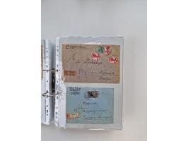 1920/23, umfangreiche Sammlung mit über 4600 Briefen, Karten und Ganzsachen. Dabei interessante Frankaturen, Blockeinheiten, 