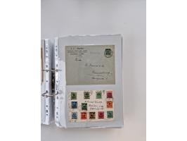 1920/23, umfangreiche Sammlung mit über 4600 Briefen, Karten und Ganzsachen. Dabei interessante Frankaturen, Blockeinheiten, 