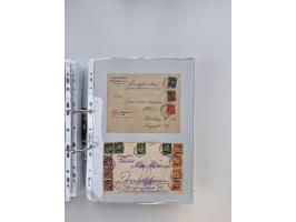 1920/23, umfangreiche Sammlung mit über 4600 Briefen, Karten und Ganzsachen. Dabei interessante Frankaturen, Blockeinheiten, 