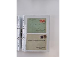 1920/23, umfangreiche Sammlung mit über 4600 Briefen, Karten und Ganzsachen. Dabei interessante Frankaturen, Blockeinheiten, 