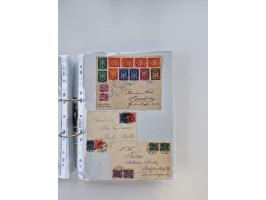 1920/23, umfangreiche Sammlung mit über 4600 Briefen, Karten und Ganzsachen. Dabei interessante Frankaturen, Blockeinheiten, 
