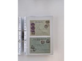 1920/23, umfangreiche Sammlung mit über 4600 Briefen, Karten und Ganzsachen. Dabei interessante Frankaturen, Blockeinheiten, 
