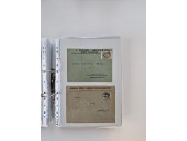 1920/23, umfangreiche Sammlung mit über 4600 Briefen, Karten und Ganzsachen. Dabei interessante Frankaturen, Blockeinheiten, 