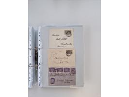 1920/23, umfangreiche Sammlung mit über 4600 Briefen, Karten und Ganzsachen. Dabei interessante Frankaturen, Blockeinheiten, 