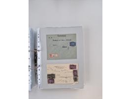 1920/23, umfangreiche Sammlung mit über 4600 Briefen, Karten und Ganzsachen. Dabei interessante Frankaturen, Blockeinheiten, 