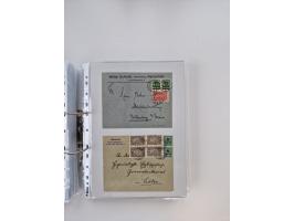 1920/23, umfangreiche Sammlung mit über 4600 Briefen, Karten und Ganzsachen. Dabei interessante Frankaturen, Blockeinheiten, 