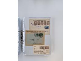 1920/23, umfangreiche Sammlung mit über 4600 Briefen, Karten und Ganzsachen. Dabei interessante Frankaturen, Blockeinheiten, 