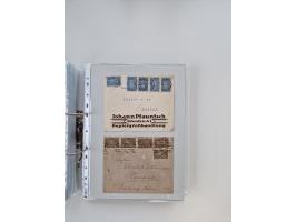 1920/23, umfangreiche Sammlung mit über 4600 Briefen, Karten und Ganzsachen. Dabei interessante Frankaturen, Blockeinheiten, 