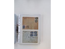 1920/23, umfangreiche Sammlung mit über 4600 Briefen, Karten und Ganzsachen. Dabei interessante Frankaturen, Blockeinheiten, 