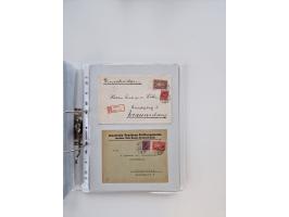1920/23, umfangreiche Sammlung mit über 4600 Briefen, Karten und Ganzsachen. Dabei interessante Frankaturen, Blockeinheiten, 