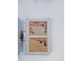 1920/23, umfangreiche Sammlung mit über 4600 Briefen, Karten und Ganzsachen. Dabei interessante Frankaturen, Blockeinheiten, 