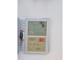 1920/23, umfangreiche Sammlung mit über 4600 Briefen, Karten und Ganzsachen. Dabei interessante Frankaturen, Blockeinheiten, 