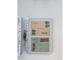 1920/23, umfangreiche Sammlung mit über 4600 Briefen, Karten und Ganzsachen. Dabei interessante Frankaturen, Blockeinheiten, 