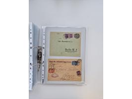1920/23, umfangreiche Sammlung mit über 4600 Briefen, Karten und Ganzsachen. Dabei interessante Frankaturen, Blockeinheiten, 