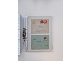 1920/23, umfangreiche Sammlung mit über 4600 Briefen, Karten und Ganzsachen. Dabei interessante Frankaturen, Blockeinheiten, 