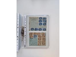 1920/23, umfangreiche Sammlung mit über 4600 Briefen, Karten und Ganzsachen. Dabei interessante Frankaturen, Blockeinheiten, 