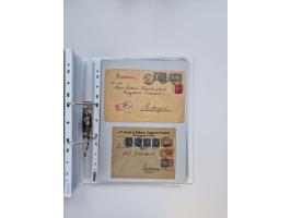 1920/23, umfangreiche Sammlung mit über 4600 Briefen, Karten und Ganzsachen. Dabei interessante Frankaturen, Blockeinheiten, 