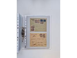 1920/23, umfangreiche Sammlung mit über 4600 Briefen, Karten und Ganzsachen. Dabei interessante Frankaturen, Blockeinheiten, 
