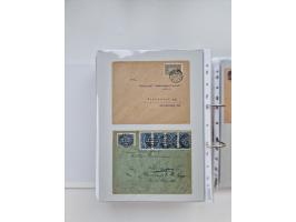 1920/23, umfangreiche Sammlung mit über 4600 Briefen, Karten und Ganzsachen. Dabei interessante Frankaturen, Blockeinheiten, 