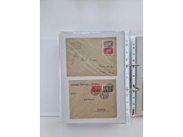 1920/23, umfangreiche Sammlung mit über 4600 Briefen, Karten und Ganzsachen. Dabei interessante Frankaturen, Blockeinheiten, 