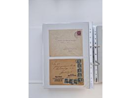1920/23, umfangreiche Sammlung mit über 4600 Briefen, Karten und Ganzsachen. Dabei interessante Frankaturen, Blockeinheiten, 