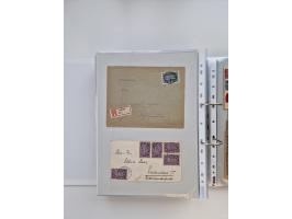 1920/23, umfangreiche Sammlung mit über 4600 Briefen, Karten und Ganzsachen. Dabei interessante Frankaturen, Blockeinheiten, 