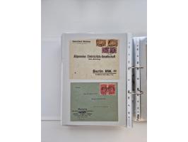 1920/23, umfangreiche Sammlung mit über 4600 Briefen, Karten und Ganzsachen. Dabei interessante Frankaturen, Blockeinheiten, 