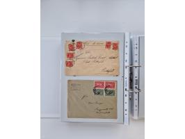 1920/23, umfangreiche Sammlung mit über 4600 Briefen, Karten und Ganzsachen. Dabei interessante Frankaturen, Blockeinheiten, 