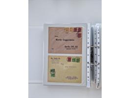 1920/23, umfangreiche Sammlung mit über 4600 Briefen, Karten und Ganzsachen. Dabei interessante Frankaturen, Blockeinheiten, 