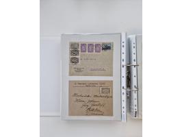 1920/23, umfangreiche Sammlung mit über 4600 Briefen, Karten und Ganzsachen. Dabei interessante Frankaturen, Blockeinheiten, 