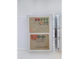 1920/23, umfangreiche Sammlung mit über 4600 Briefen, Karten und Ganzsachen. Dabei interessante Frankaturen, Blockeinheiten, 