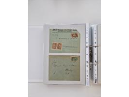 1920/23, umfangreiche Sammlung mit über 4600 Briefen, Karten und Ganzsachen. Dabei interessante Frankaturen, Blockeinheiten, 