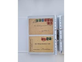 1920/23, umfangreiche Sammlung mit über 4600 Briefen, Karten und Ganzsachen. Dabei interessante Frankaturen, Blockeinheiten, 