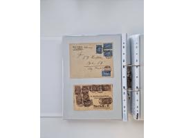 1920/23, umfangreiche Sammlung mit über 4600 Briefen, Karten und Ganzsachen. Dabei interessante Frankaturen, Blockeinheiten, 