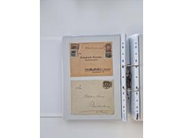 1920/23, umfangreiche Sammlung mit über 4600 Briefen, Karten und Ganzsachen. Dabei interessante Frankaturen, Blockeinheiten, 