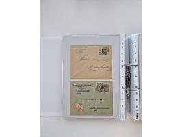 1920/23, umfangreiche Sammlung mit über 4600 Briefen, Karten und Ganzsachen. Dabei interessante Frankaturen, Blockeinheiten, 