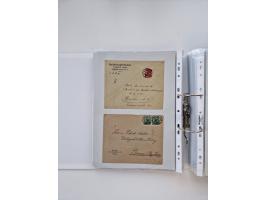 1920/23, umfangreiche Sammlung mit über 4600 Briefen, Karten und Ganzsachen. Dabei interessante Frankaturen, Blockeinheiten, 