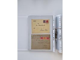 1920/23, umfangreiche Sammlung mit über 4600 Briefen, Karten und Ganzsachen. Dabei interessante Frankaturen, Blockeinheiten, 