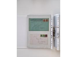 1920/23, umfangreiche Sammlung mit über 4600 Briefen, Karten und Ganzsachen. Dabei interessante Frankaturen, Blockeinheiten, 