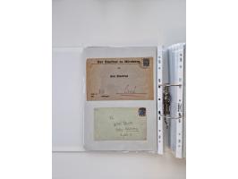 1920/23, umfangreiche Sammlung mit über 4600 Briefen, Karten und Ganzsachen. Dabei interessante Frankaturen, Blockeinheiten, 