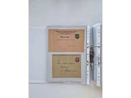1920/23, umfangreiche Sammlung mit über 4600 Briefen, Karten und Ganzsachen. Dabei interessante Frankaturen, Blockeinheiten, 