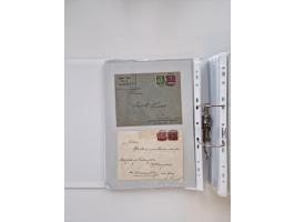 1920/23, umfangreiche Sammlung mit über 4600 Briefen, Karten und Ganzsachen. Dabei interessante Frankaturen, Blockeinheiten, 