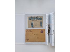 1920/23, umfangreiche Sammlung mit über 4600 Briefen, Karten und Ganzsachen. Dabei interessante Frankaturen, Blockeinheiten, 