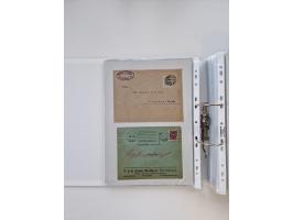 1920/23, umfangreiche Sammlung mit über 4600 Briefen, Karten und Ganzsachen. Dabei interessante Frankaturen, Blockeinheiten, 